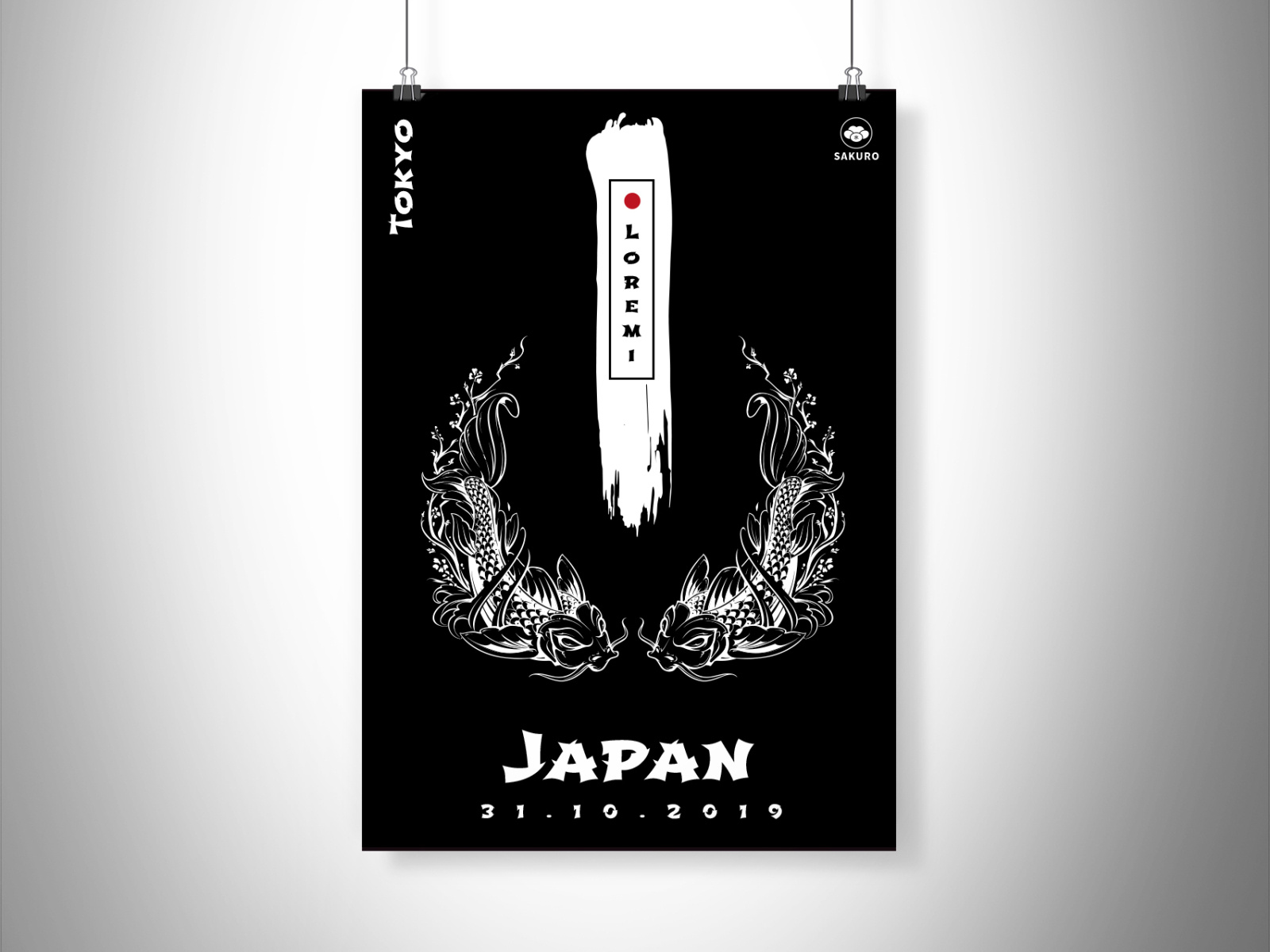 Japan Poster by Fabian Krotzer on Dribbble