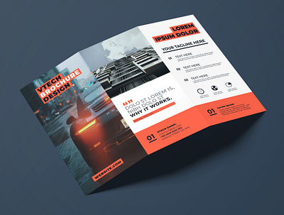 Flyer Vtech brochure brochure design creative creativity design designer flyer flyer design graphic design graphic artist modern trifold brochure typography