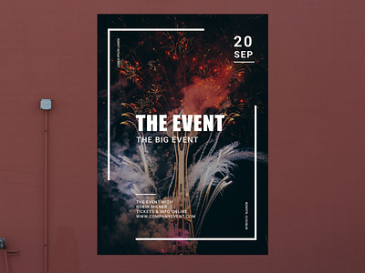 Poster Firework Event