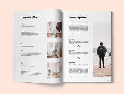 Magazine Design brochure design creative creativity design designer graphic design graphic artist magazine magazine design minimal modern typography