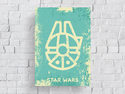 Poster Star Wars creative creativity design designer graphic design minimal modern poster poster design star wars starwars typography