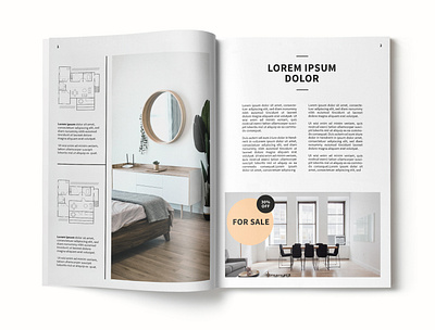 Magazine Design Apartment brochure brochure design creative creativity design designer graphic design magazine magazine design minimal modern typography