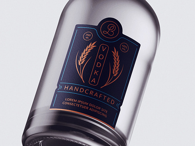 Bottle Design Vodka