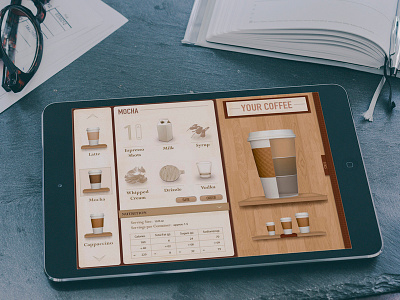 Coffee Ordering Tablet App