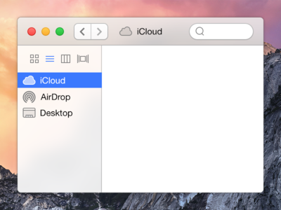Yosemite Finder Redesign