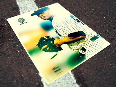 Mariano Rivera Poster Day art direction baseball design layout mariano rivera new york yankees poster
