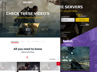 Call Of Duty color dark design entertainment game images menu video web