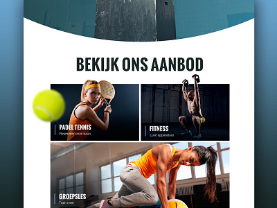 Gym crossfit design gym sport tennis ui web website workout