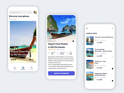 Travel App adventure design mobile app tour travel travel app trip trip planner ui ux visit