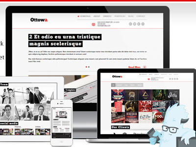 Ottowa - Responsive, Minimal, Professional Html Template