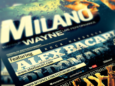 Festival Poster/Flyer Template (PSD Download) rock hardrock poster advertisement promote flyer festival psd free psd text effect 3d social
