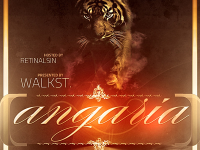 PSD Angaria "Amazing" Flyer Template