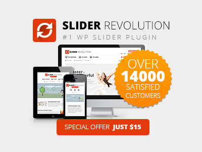 Slider Revolution Responsive WordPress Plugin by ThemePunch creative css effects gallery jquery mobile photo responsive showcase slider slideshow video