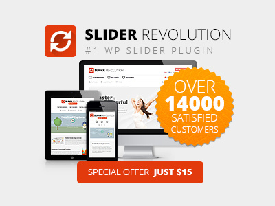 Slider Revolution Responsive WordPress Plugin by ThemePunch