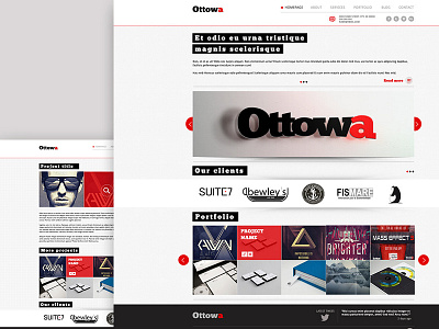 Ottowa - Responsive, Minimal, Professional HTML Template agency blog business corporate creative html minimal personal portfolio professional responsive showcase