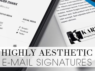Creative Signatures Template clean corporate creative custom email customize e signature email email design email setting email signature email stationery flat