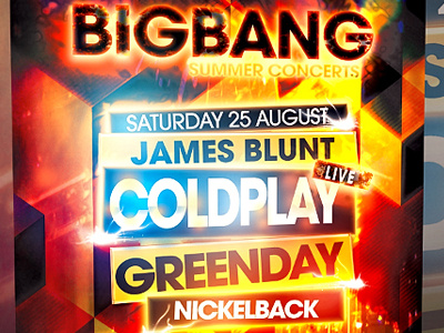 Bigbang Concert Flyer Psd By Mexelina On Dribbble