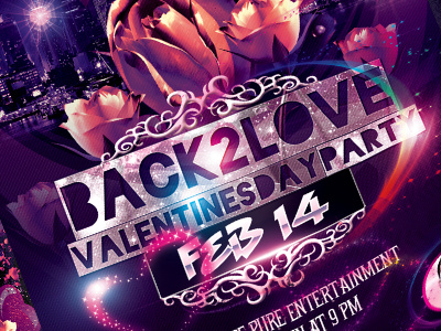 Valentines Day Flyer -PSD-