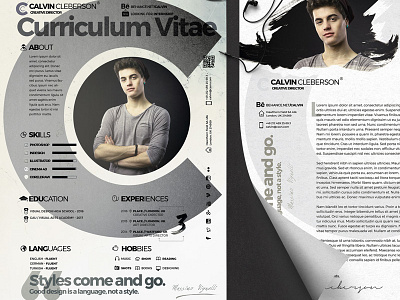 The Curriculum Vitae - Self Promotion Templates application business catalog company corporate cover creative curriculum curriculum vitae cv resume