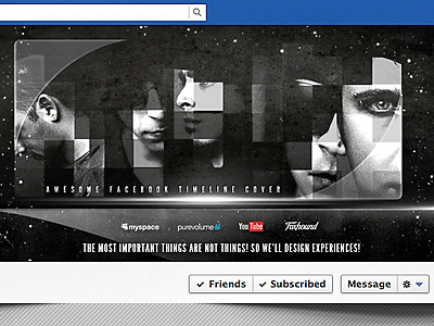 PSD Awesome Facebook Timeline Covers 3in1