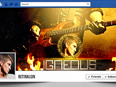 PSD Igneous Facebook Timeline Cover banner business cover designer entertainment facebook facebook cover facebook timeline cover modern photographer profile cover psd cover stylish timeline timeline cover web elements