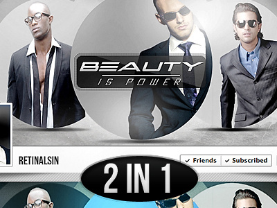 PSD Beauty Facebook Timeline Covers - 2in1