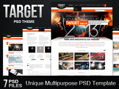 Target - Multipurpose PSD Template