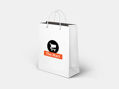 The Mart Identity cart identity mockup shopping