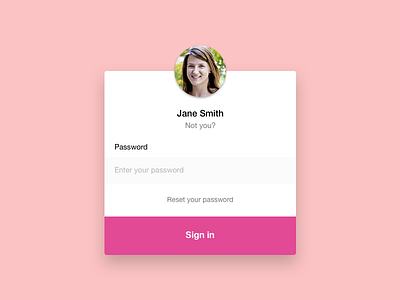 Daily UI #1 Login Page dailyui login