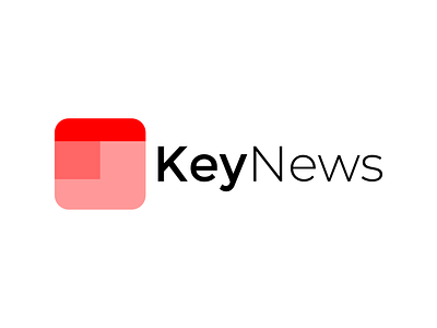 KeyNews Branding app branding design flat illustration logo ui vector