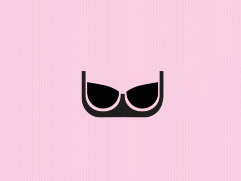 We Secret Underwear Store adobe illustrator branding graphic design logo logo motion logo reveal motion graphics pink