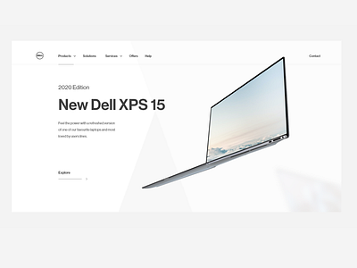 Dell Website Redesign dell light minimalist redesign soft ui