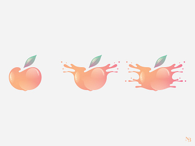" Made For Peach Other " adobe illustrator amazing fruit illustration peach peachburst vibrant