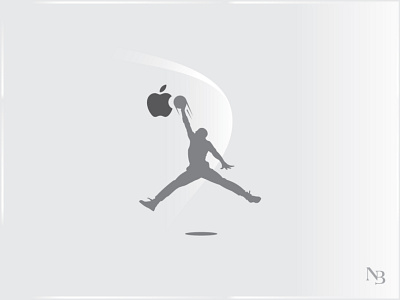 HOOPPLE !!!! adobe illustrator airjordan1 amazing apple basketball hoop illustration jordan vector