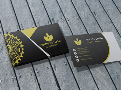 Business card design.