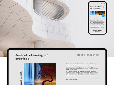 Design Cleaning services website