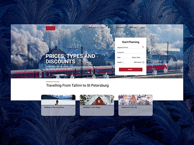 travel app design graphicdesign landing page train travel ui web webdesign