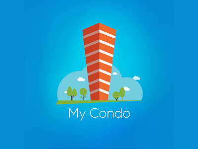 My Condo app logo creativity illustration ux vectors