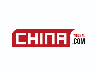 China tunnel logo illustrator logo logodesign logotype typography