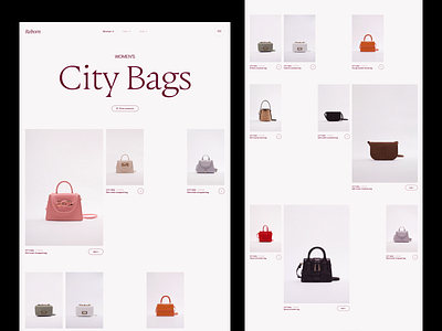 Reborn apparel design ecommerce fashion minimal modern pink product shop store typography ui ux web