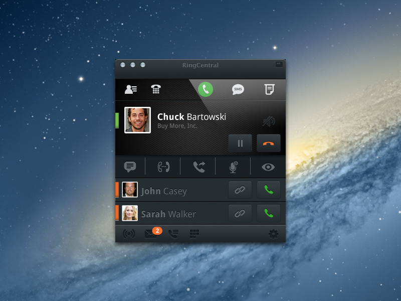 Disconnected - RingCentral Mini Desktop App by Craig D ...