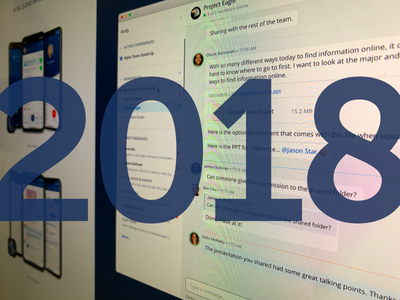 2018 - That's a Wrap! desktop app icons mitel mobile app ui voip