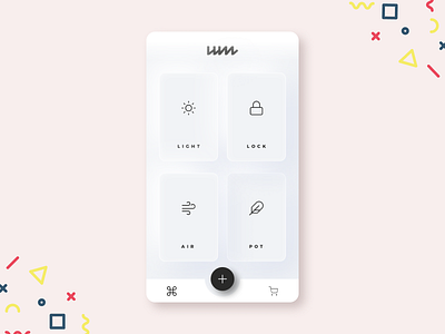 UM Smart Home Devices - Mobile App Wireframe adobe app bagaturworks dailyui design figma illustrator smart home smarthome ui wireframe