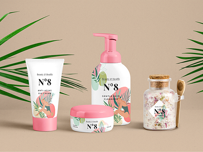 Jungle Girls branding cosmetics