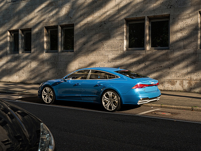 Audi A7 2018 CGI+Retouching 3d 3d artist a7 architecture audi car cars cg cgart cgi coronarender design photo render visualization