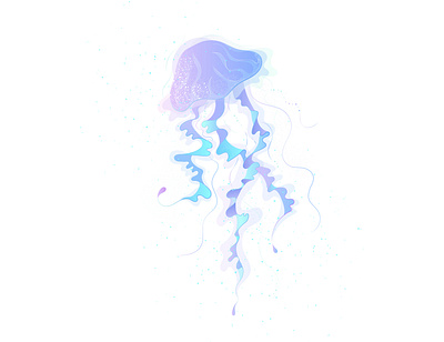 Jellyfish graphic design illustration jellyfish vector
