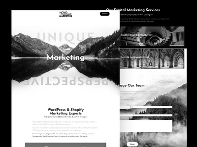Monochrome brand design brand identity branding design graphic design ui