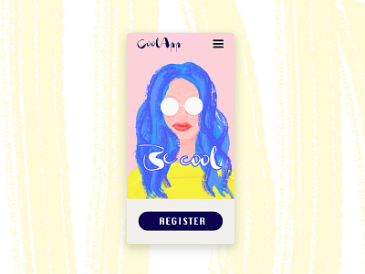 CoolApp mobile design