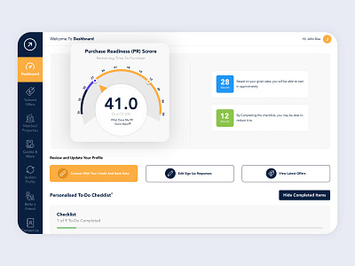 SaaS Dashboard UX & UI Design : A Finance & Credit Management