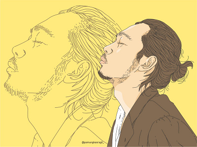Pamungkas Singer or Musician from indonesian vector artwork vector vector art vector artwork vector potrait vectors